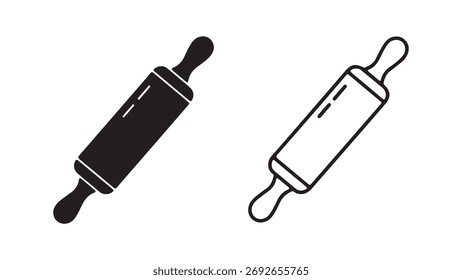 Ícone de pino rolante com fundo transparente