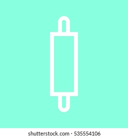 Rolling pin icon in trendy flat style isolated on grey background. Kitchen symbol for your design, logo, UI. Vector illustration, EPS10.