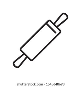 rolling pin icon trendy vector symbol tempate