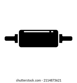 Rolling pin icon in trendy vector design  illustration 