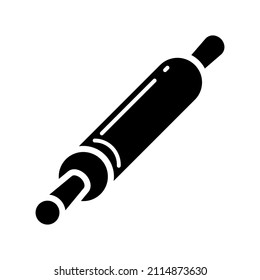 Rolling pin icon in trendy vector design  illustration 