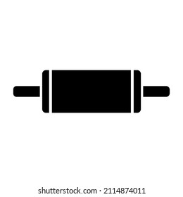 Rolling pin icon in trendy vector design  illustration 