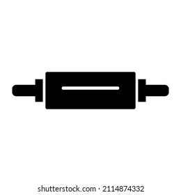 Rolling pin icon in trendy vector design  illustration 
