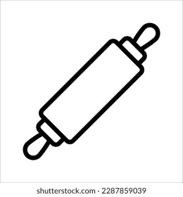 rolling pin icon trendy vector symbol tempate, vector illustration on white background
