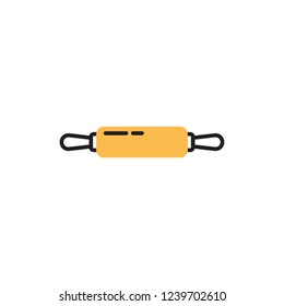 rolling pin icon vector. bakery icon design with modern style