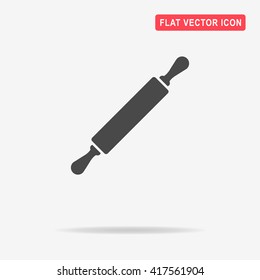 Rolling pin icon. Vector concept illustration for design.