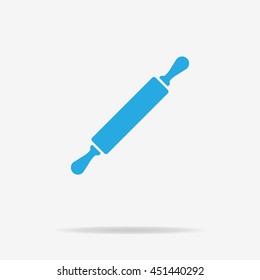 Rolling Pin Icon. Vector Concept Illustration For Design.