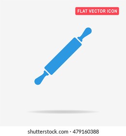 Rolling pin icon. Vector concept illustration for design.