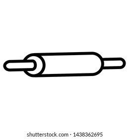 Rolling pin icon vector design template