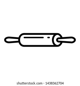 Rolling pin icon vector design template
