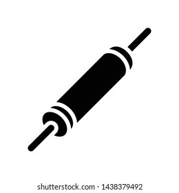 Rolling pin icon vector design template