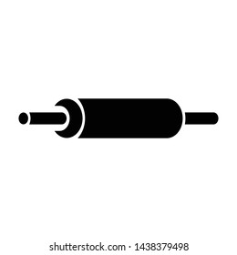 Rolling pin icon vector design template