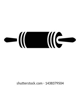 Rolling pin icon vector design template