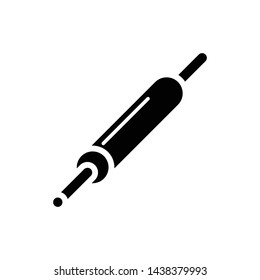 Rolling pin icon vector design template