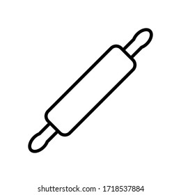 Rolling pin icon vector design template