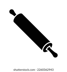 rolling pin icon vector design template in white background