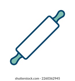 rolling pin icon vector design template in white background