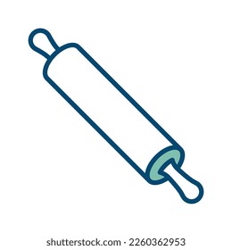 rolling pin icon vector design template in white background