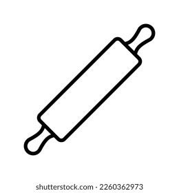 rolling pin icon vector design template in white background