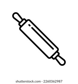 rolling pin icon vector design template in white background