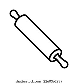 rolling pin icon vector design template in white background