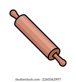 rolling pin icon vector design template in white background