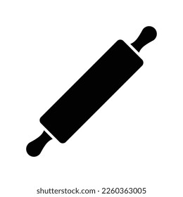 rolling pin icon vector design template in white background