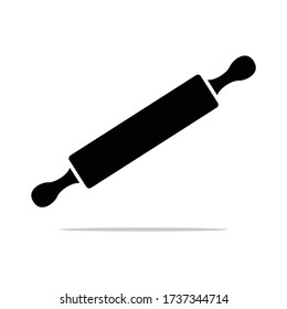Rolling pin icon. Vector flat design