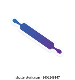 rolling pin icon- vector illustration