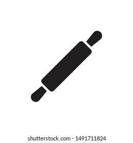 Rolling pin icon vector illustration. Symbol design on white background.