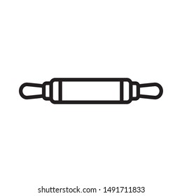Rolling pin icon vector illustration. Symbol design on white background.