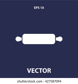 rolling pin icon. rolling pin vector illustration
