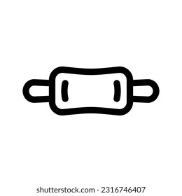 Design-Illustration des Rollenzapfen-Vektorsymbol