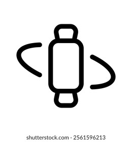 Rolling Pin Icon Vector Symbol Design Illustration