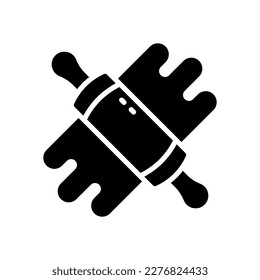 rolling pin icon for your website, mobile, presentation, and logo design.