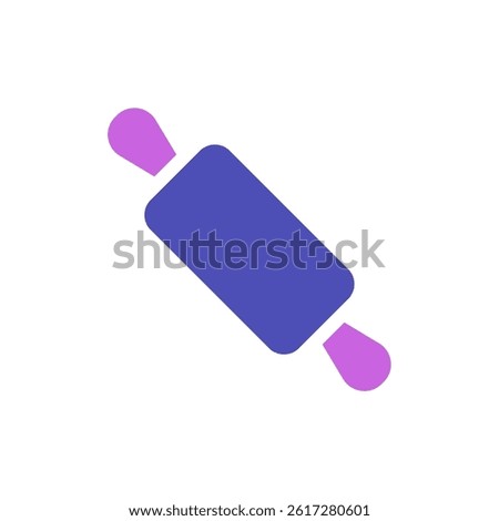 Rolling Pin Illustration for Culinary Designs
