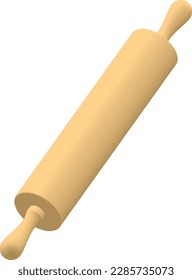 Rollenstift einzeln auf Vektorgrafik.