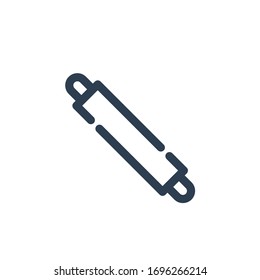 rolling pin kitchen stuff icon outline