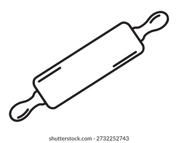Rolling Pin Kitchen Tool Baking Illustration