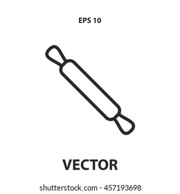 rolling pin line icon