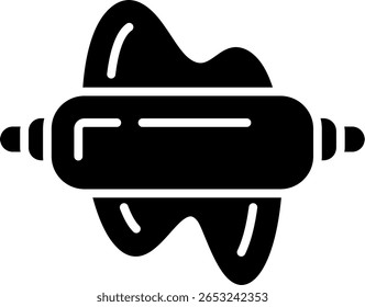 Rolling Pin New Creative Icon Design Vektor