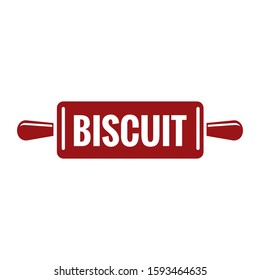 Rolling Pin Outlet Bakery Cake - Bake Shop Illustration Symbol Logo Vector