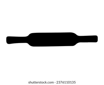 Fondo blanco de arte vectorial de la silueta del pasador giratorio