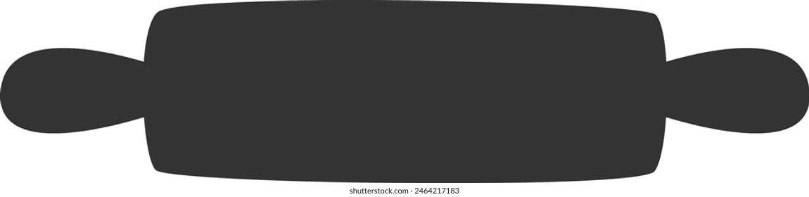 Walzstift-Silhouette-Vektorillustration