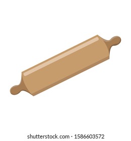 Rolling Pin simple illustration clip art vector