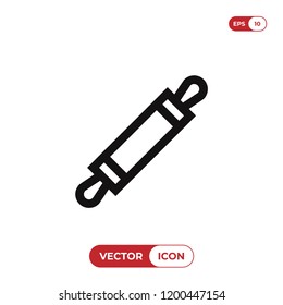 Rolling pin vector icon