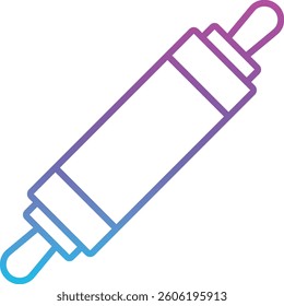 Rolling pin vector icon. Can be used for printing, mobile and web applications.