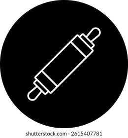 Rolling pin vector icon. Can be used for printing, mobile and web applications.