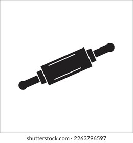 rolling pin vector line new icon