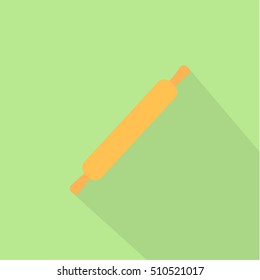 rolling pins icon, flat design